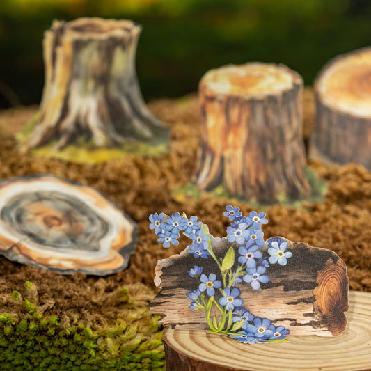 Wood Grain Series Stickers