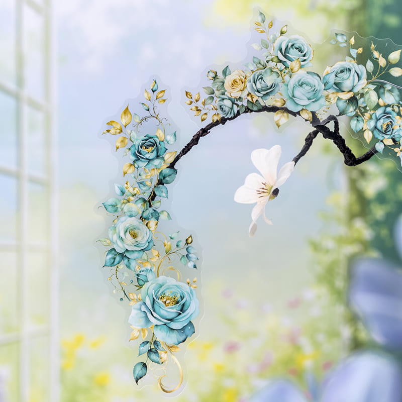 Watercolor Flower Stickers
