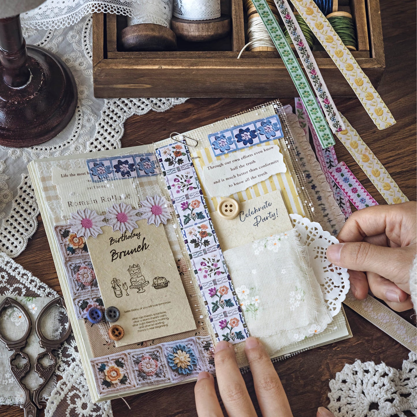 Long strip hard card stickers