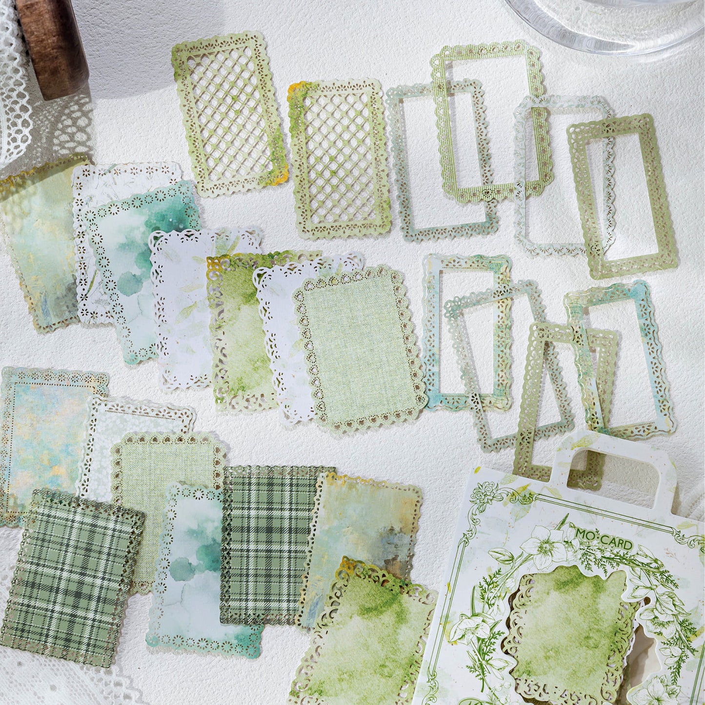 Lace Series Hollow Frame Material Pack