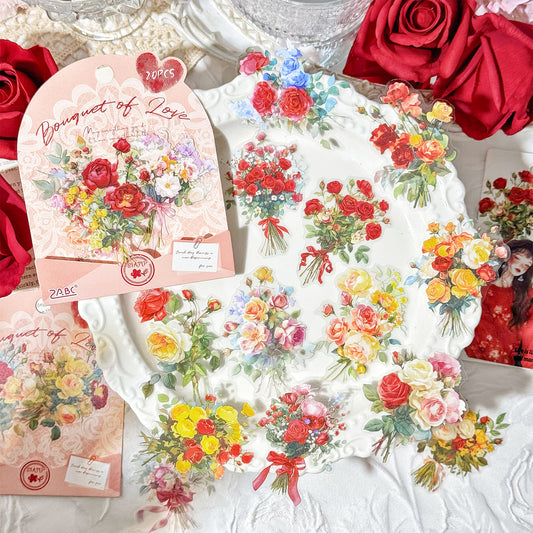 Bouquet PET Stickers