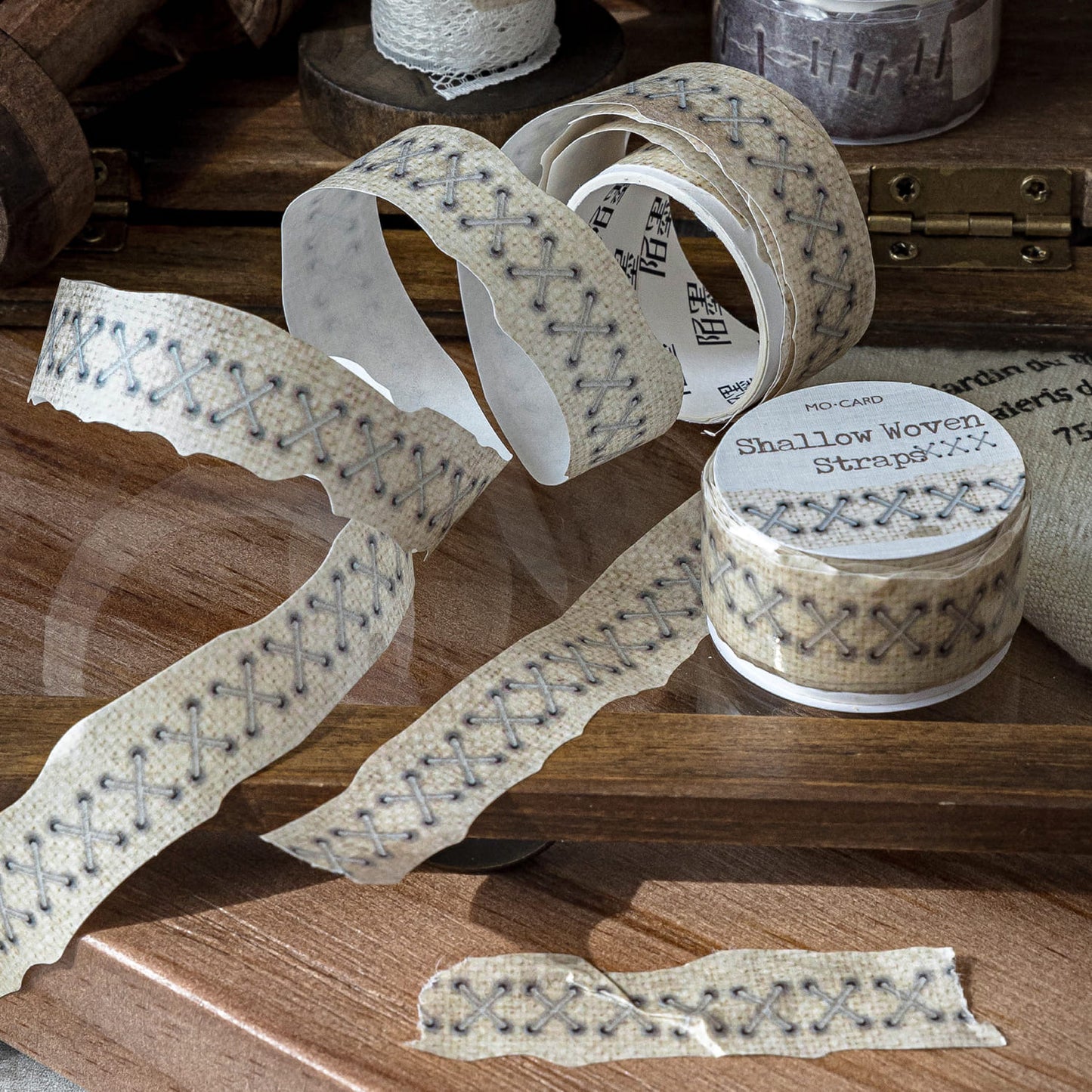 Vintage Torn Washi Tape Set