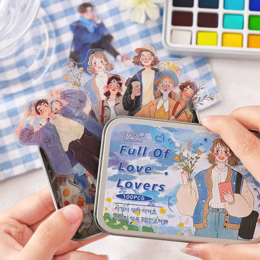 100PCS Character-Themed Stickers