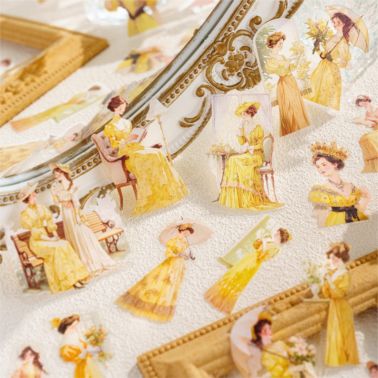 Roman Holiday Aesthetic Character Stickers