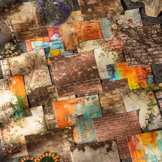 Vines & Brick Wall Series Stickers