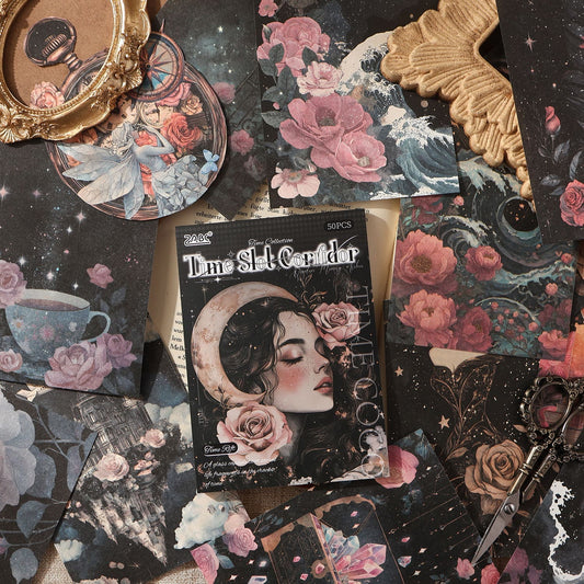 Vintage Character Scrapbook Paper