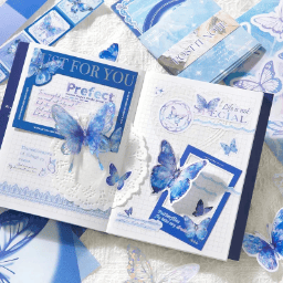 162PCS Butterfly Anthology Scrapbook Box