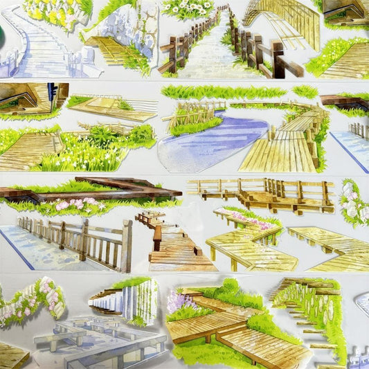 Scenic Bridges One Cycle PET Tape