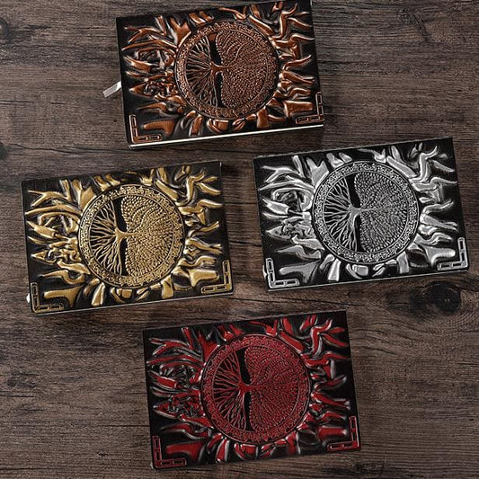 Tree of Life Embossed Vintage Notebook