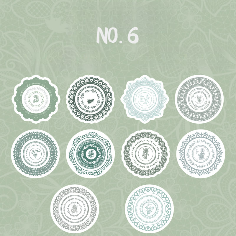 Lace Border Stickers