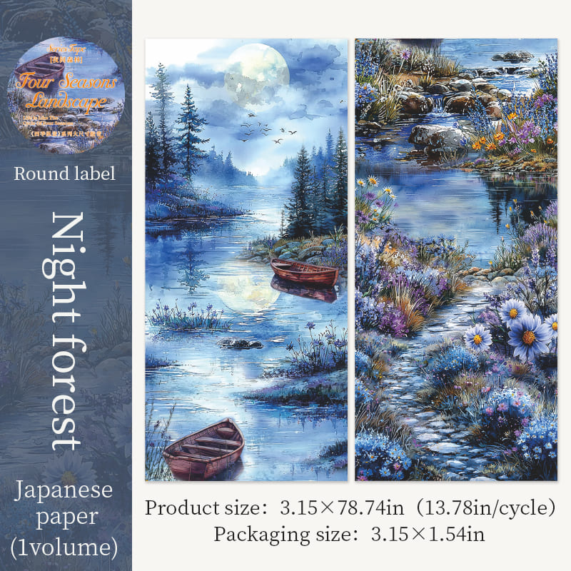 Four Seasons Series Large Washi Tape