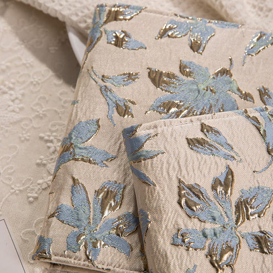 Blue Flowers Detachable Loose-Leaf Journal