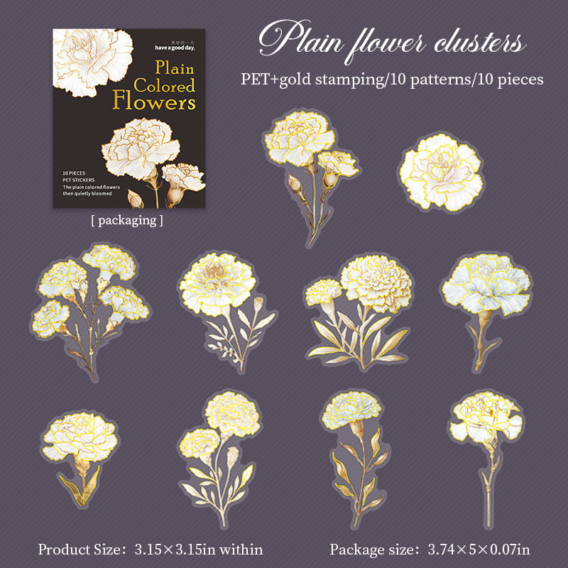 Floral Themed Stickers