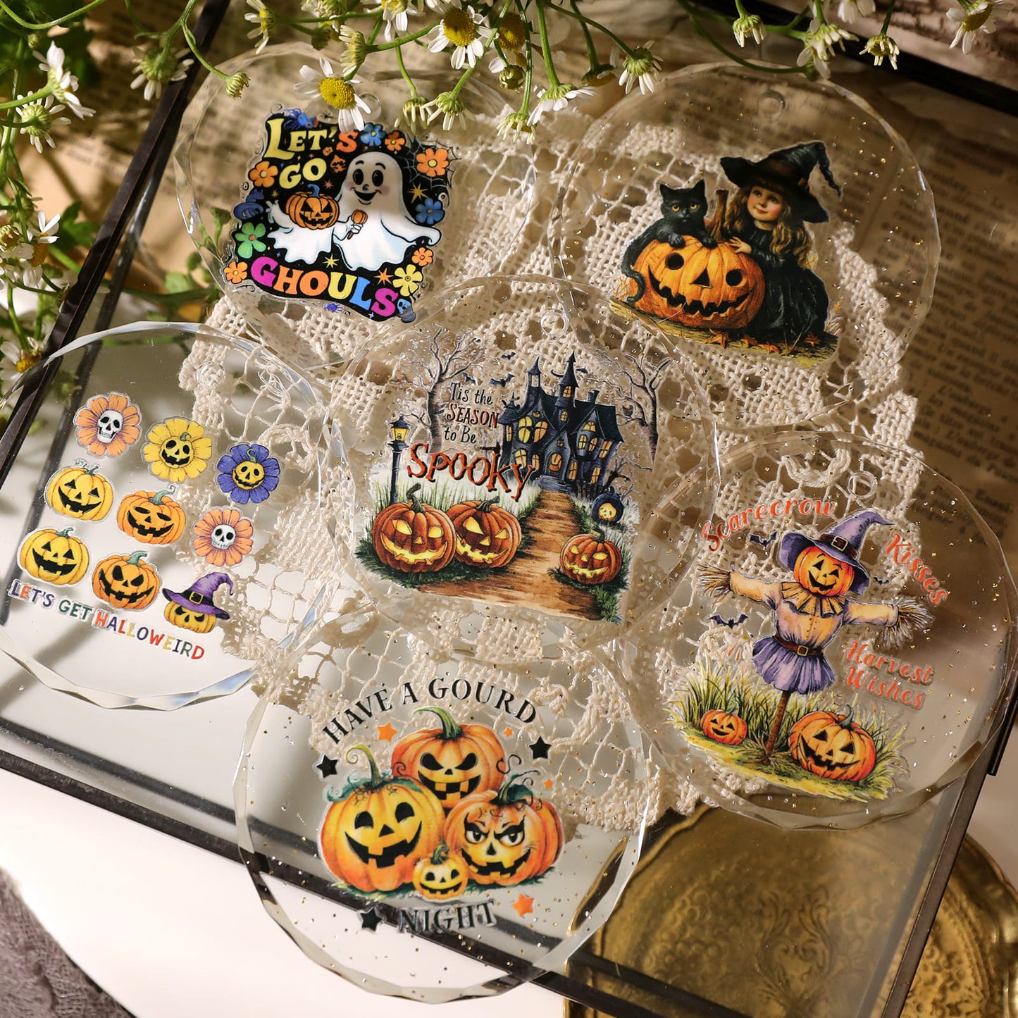 Halloween Theme Transfer Sticker