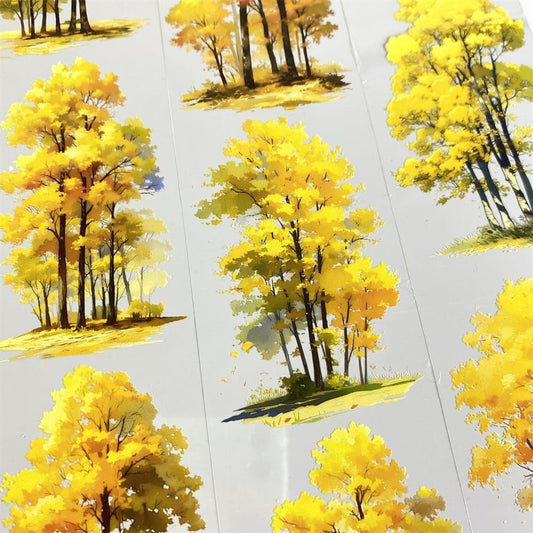 Fall Foliage Tree Tape (One Cycle)