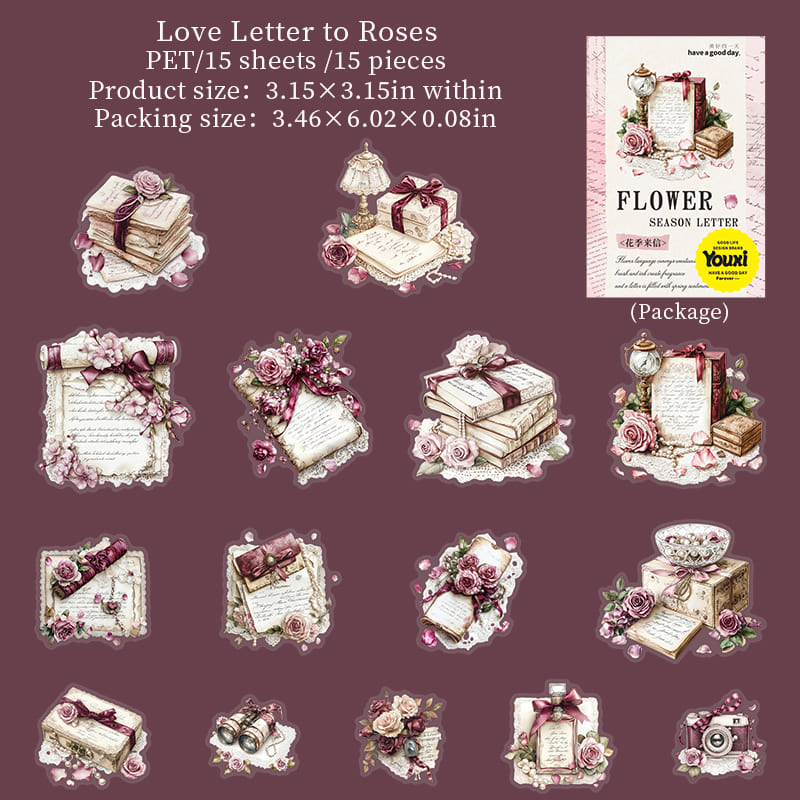 Letter Series Stickers