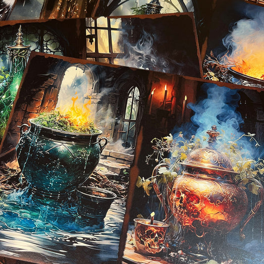 Magical Witch Scrapbook Paper