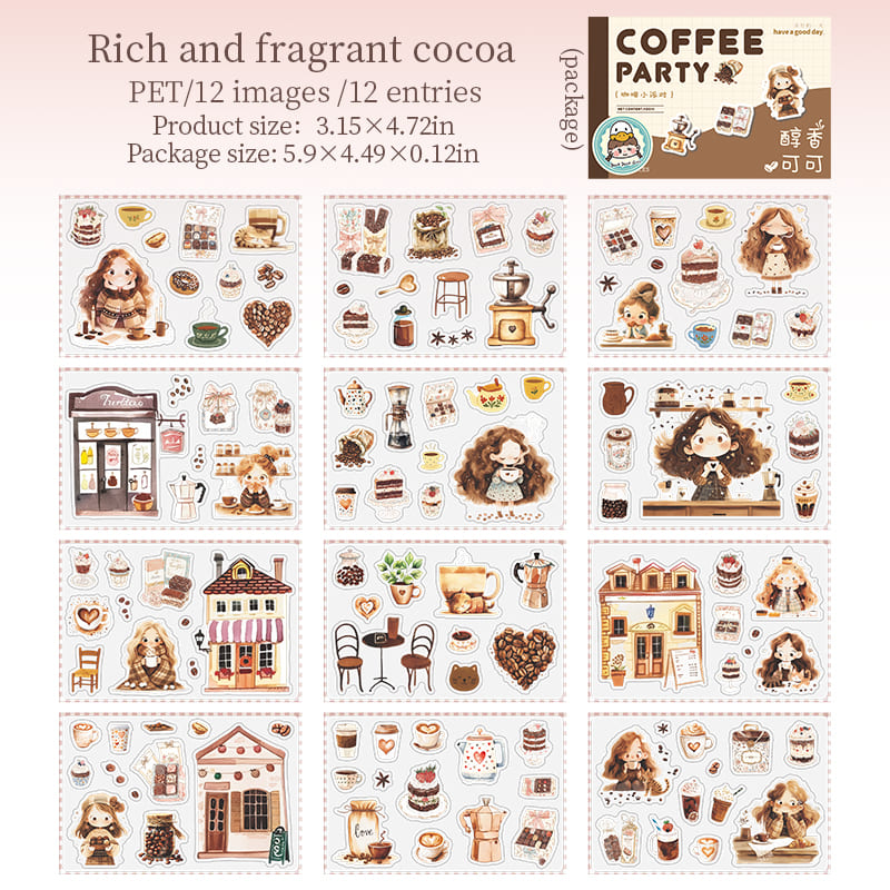 Coffee Queue Series Sticker Pack
