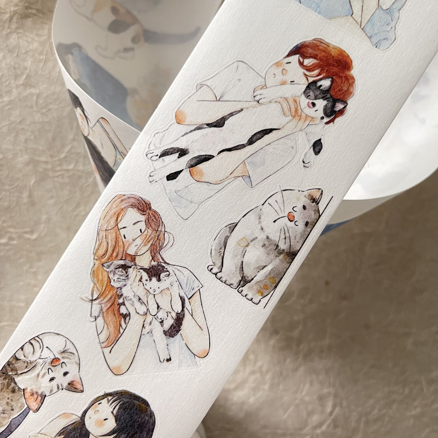 6cm*333cm Die-Cut Daily Joy One Cycle Tape