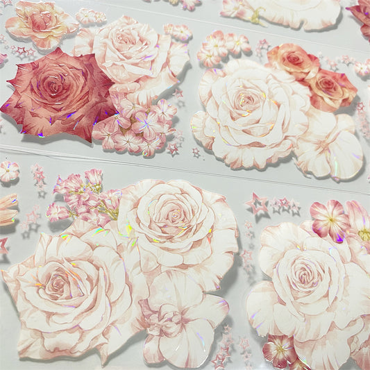 Rose Flower One Cycle PET Tape