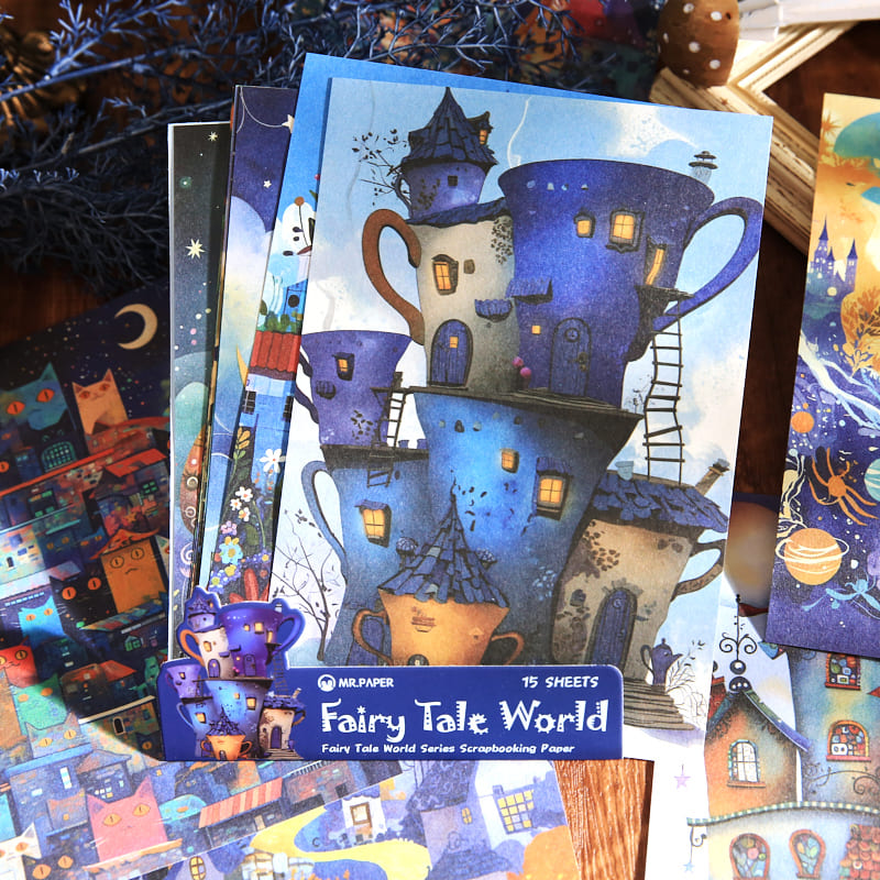 Fairy Tale Theme Scrapbook Paper