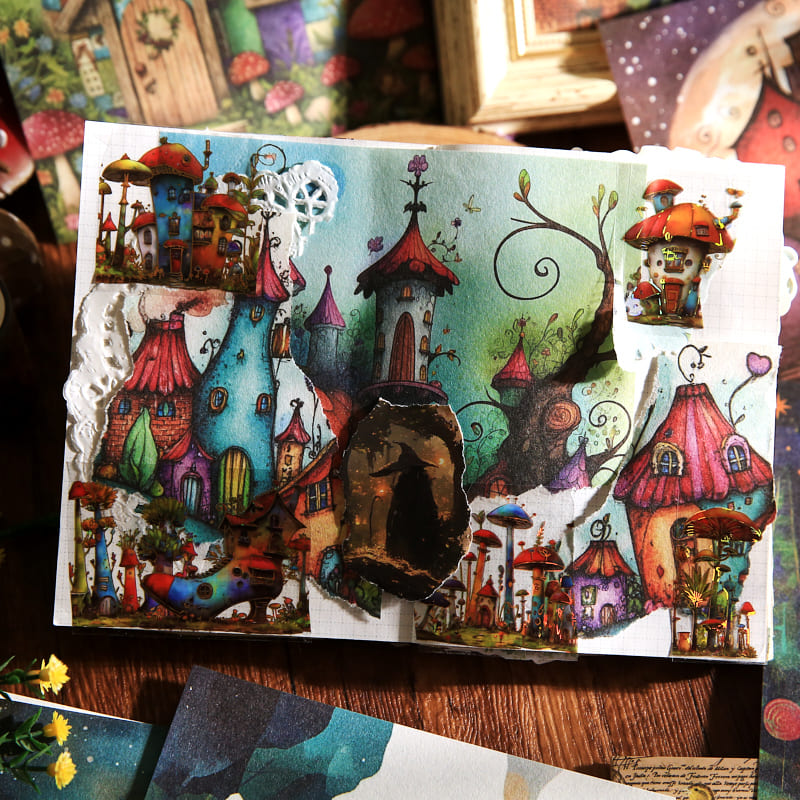 Fairy Tale Theme Scrapbook Paper