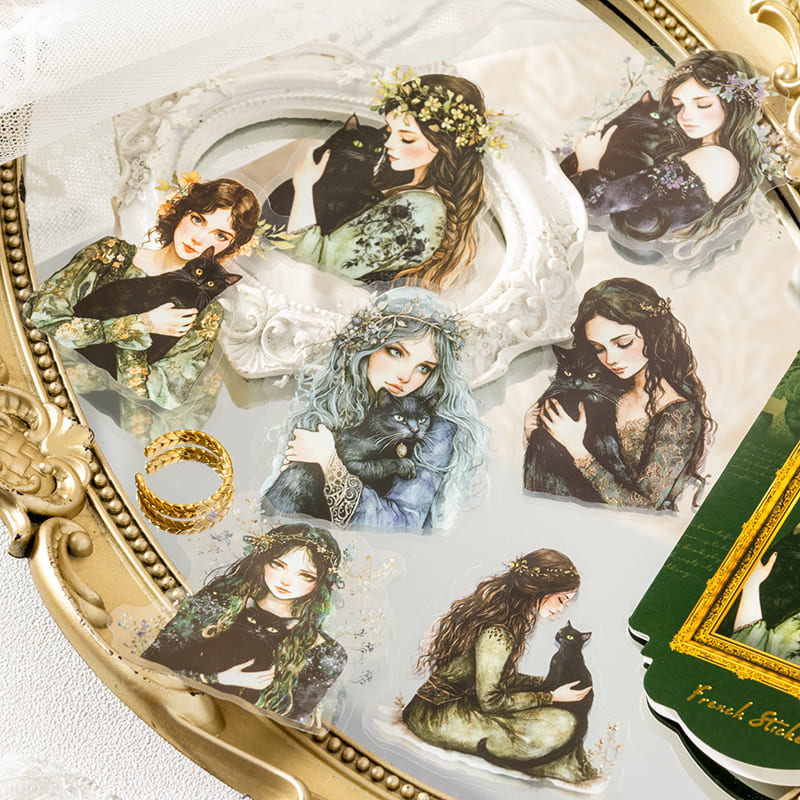 20 PCS Elegant Figures Series Stickers
