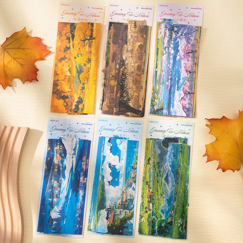 Nature Scenery Long Strip Stickers