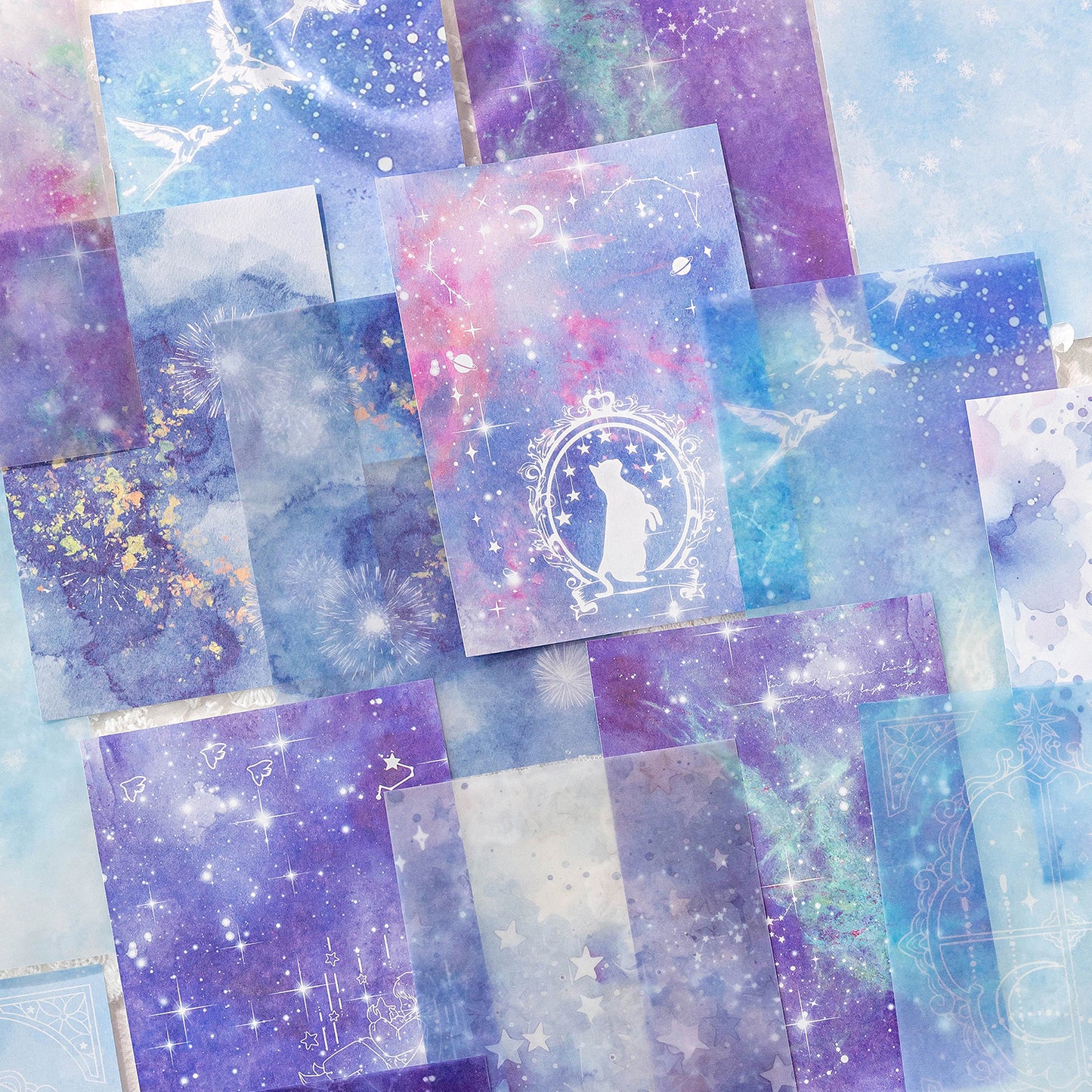 Colorful Bleeding Series Scrapbook Paper