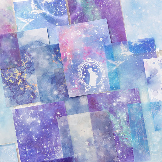 Colorful Bleeding Series Scrapbook Paper