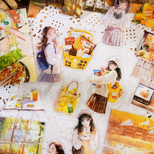 School Girl Theme Stickers