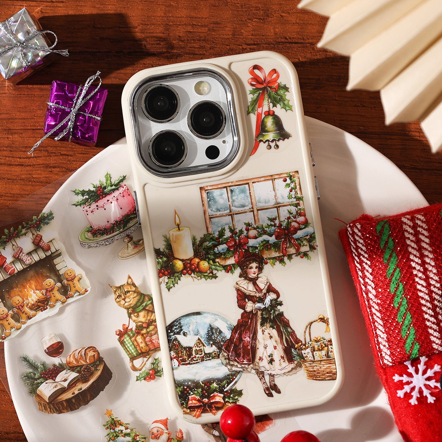 Die-cut Christmas Sticker Book