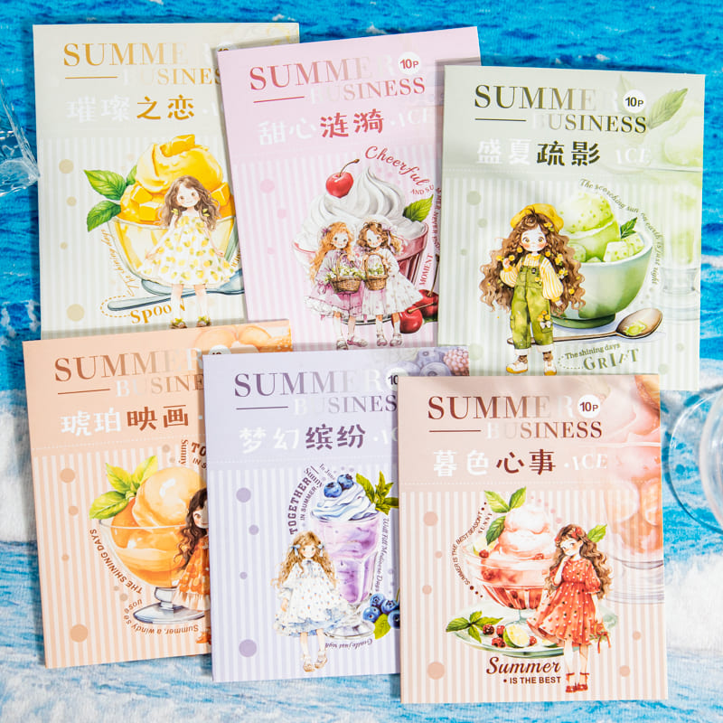 Summer Girl Stickers