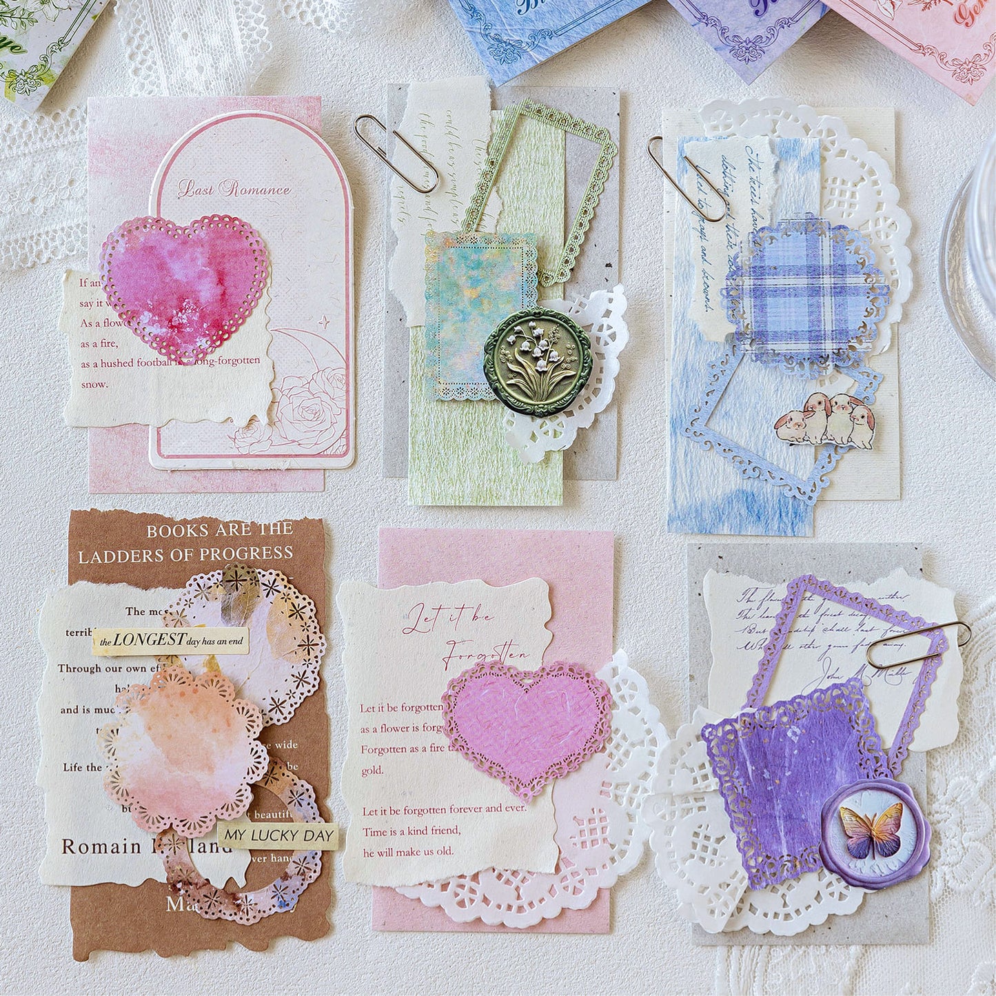 Lace Series Hollow Frame Material Pack