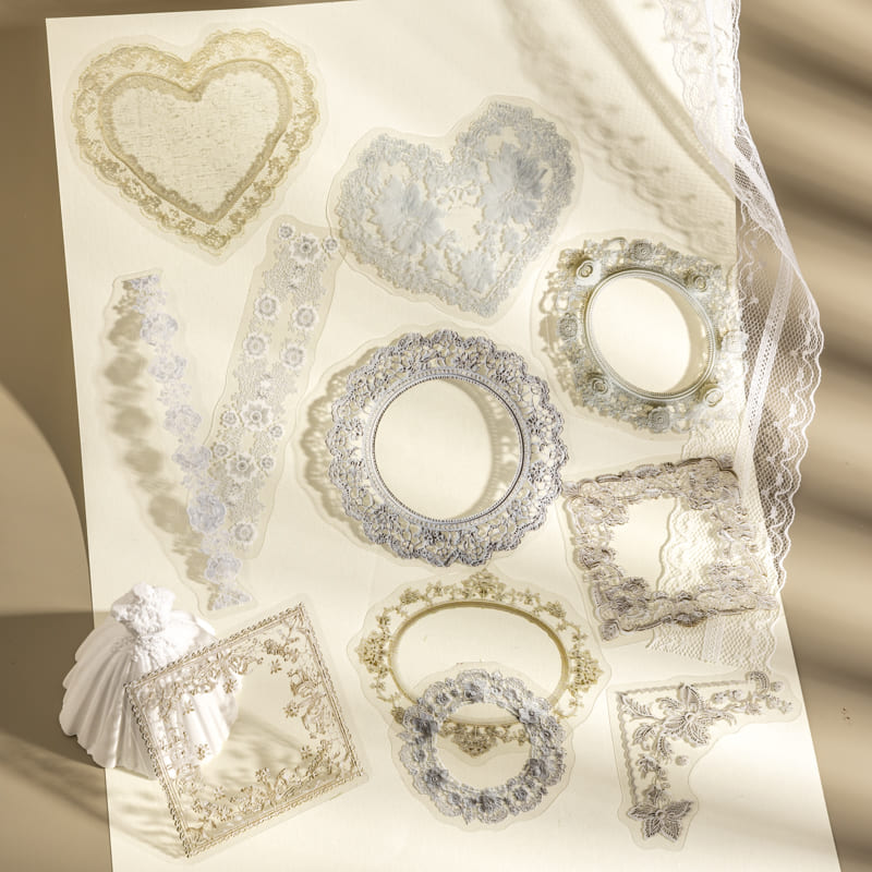 Lace Theme Stickers