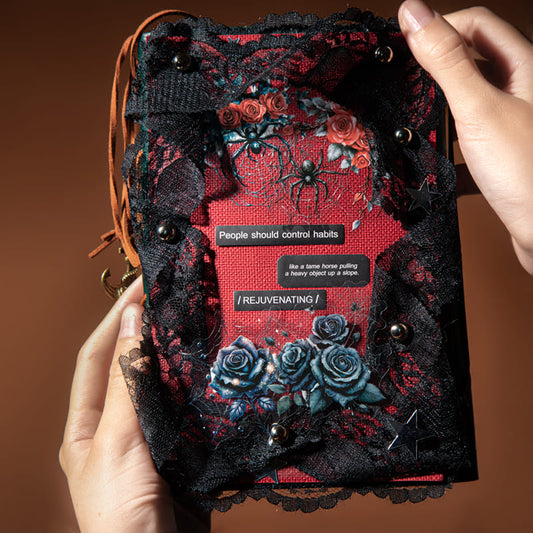 Dark Romantic Gothic Rose Stickers