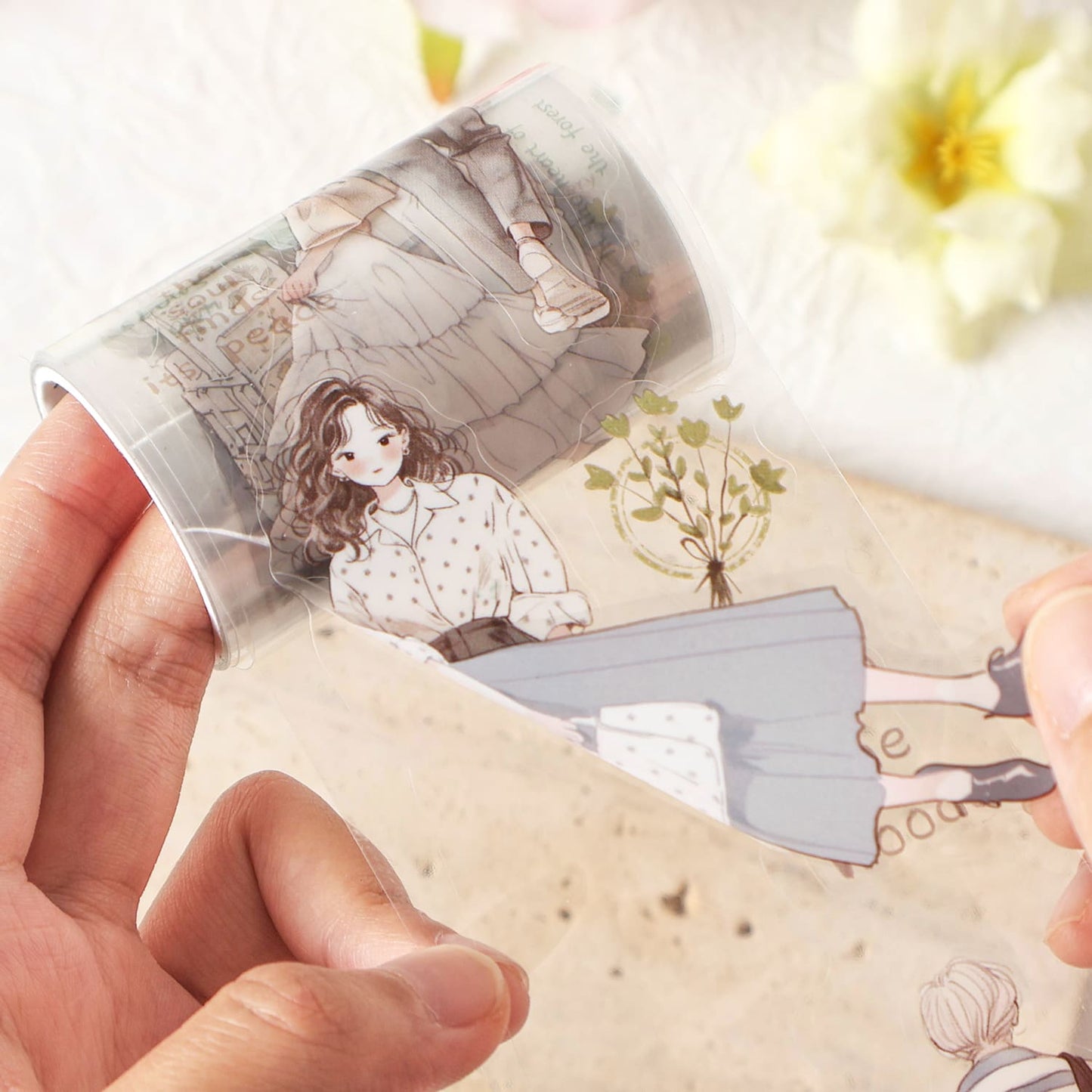 Die-Cut Character PET Tape Set