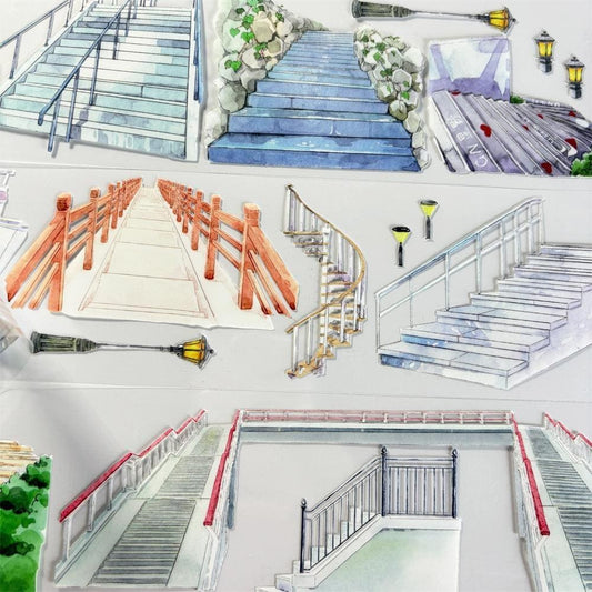 One Cycle Staircase Pattern PET Tape