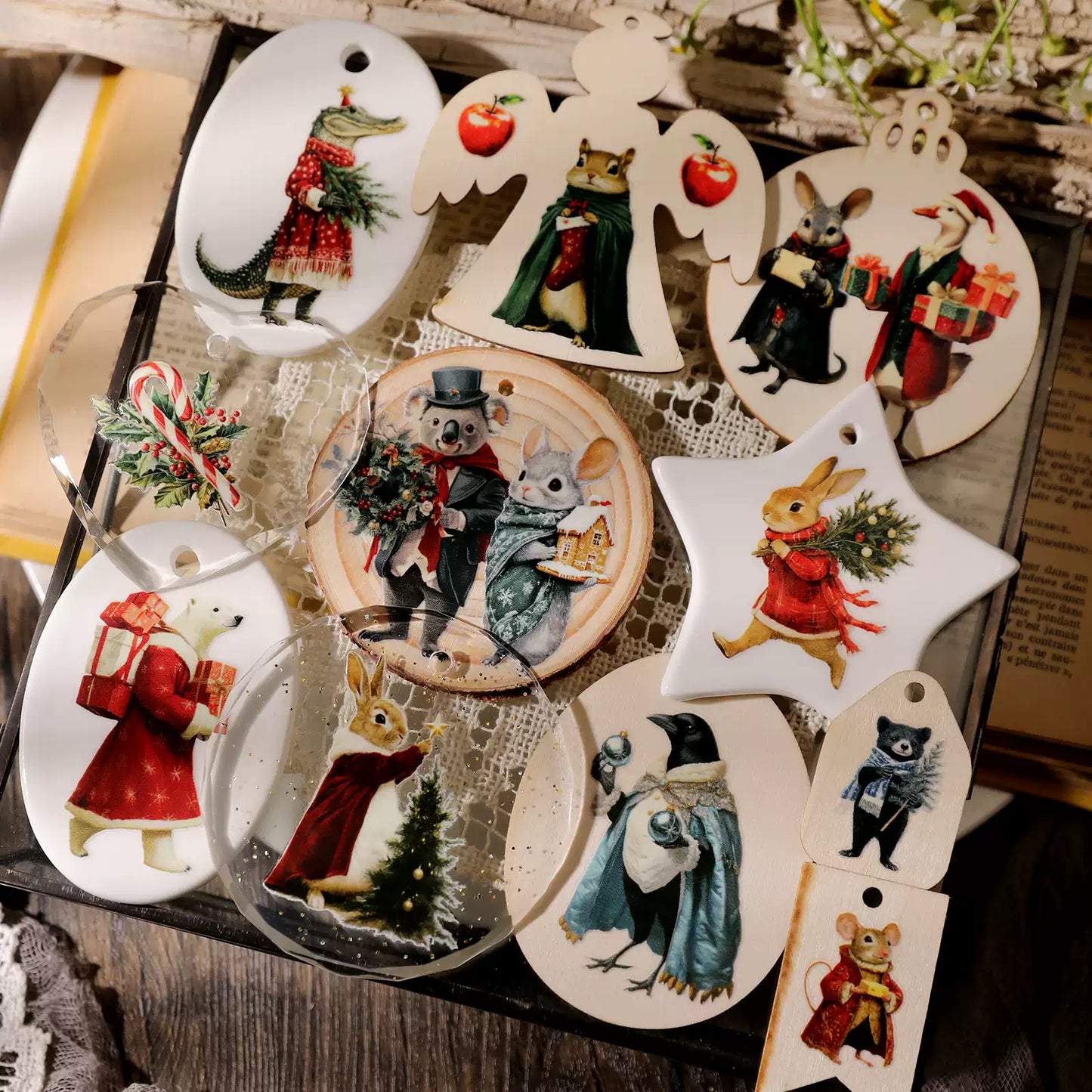 Christmas Animals Transfer Sticker