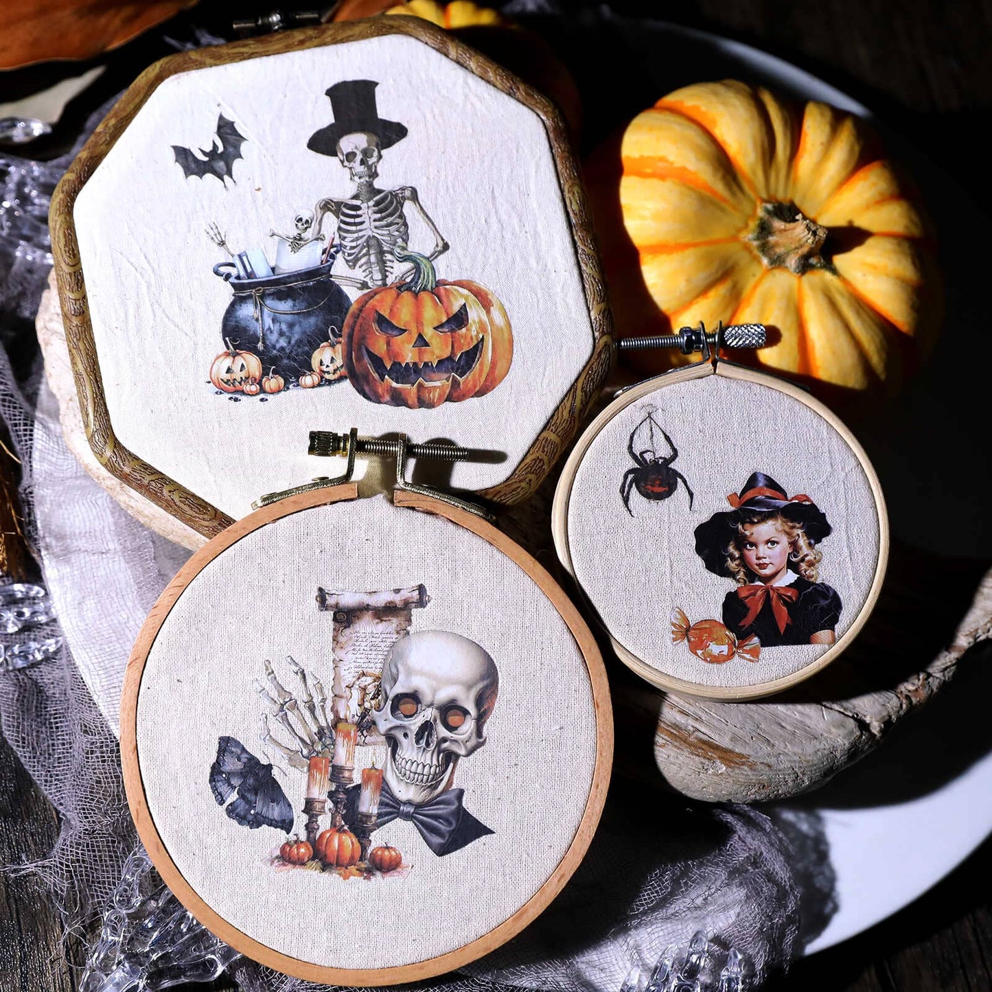 3PCS Halloween Transfer Stickers
