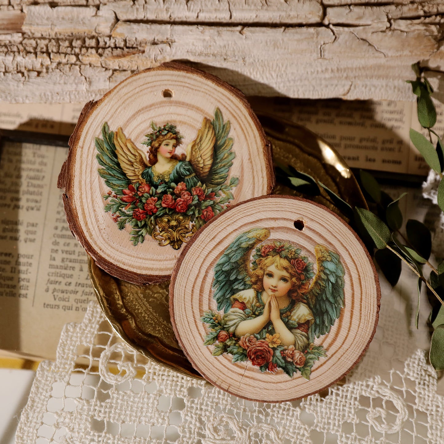 Christmas Angel Transfer Sticker