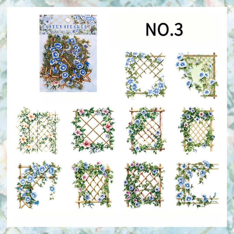 Secret Garden Theme Stickers