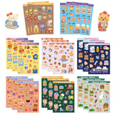 8PCS Bear Life Sticker Pack