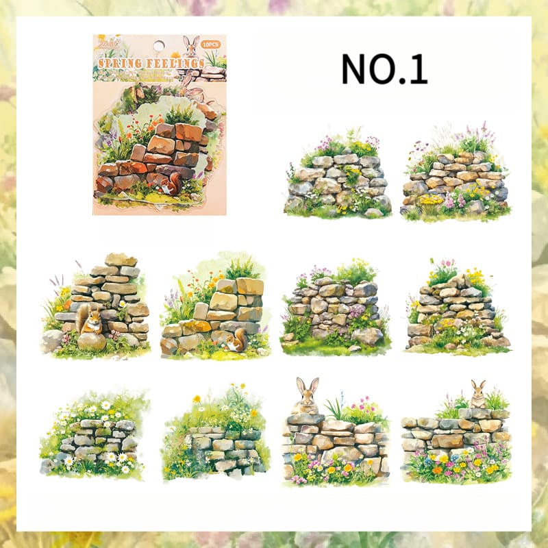 Secret Garden Theme Stickers
