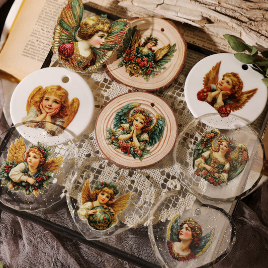 Christmas Angel Transfer Sticker