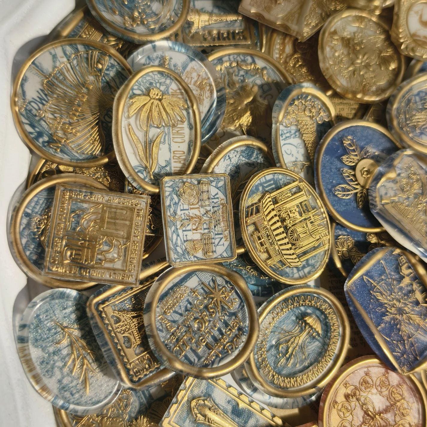 Retro Series Wax Seal Stickers