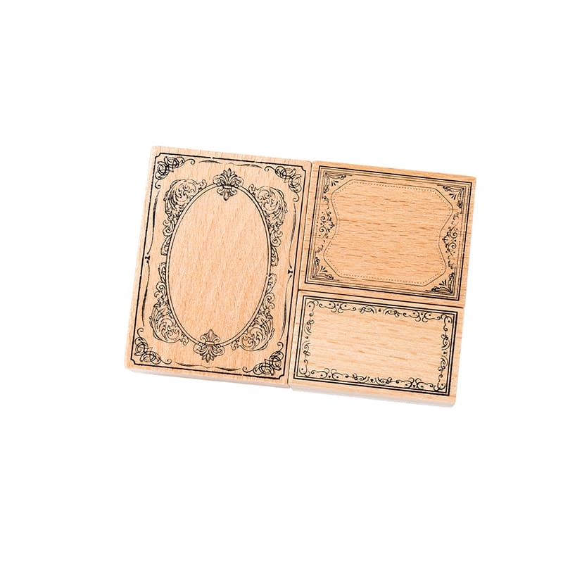 Baroque Fantasy Wooden Stamp Set