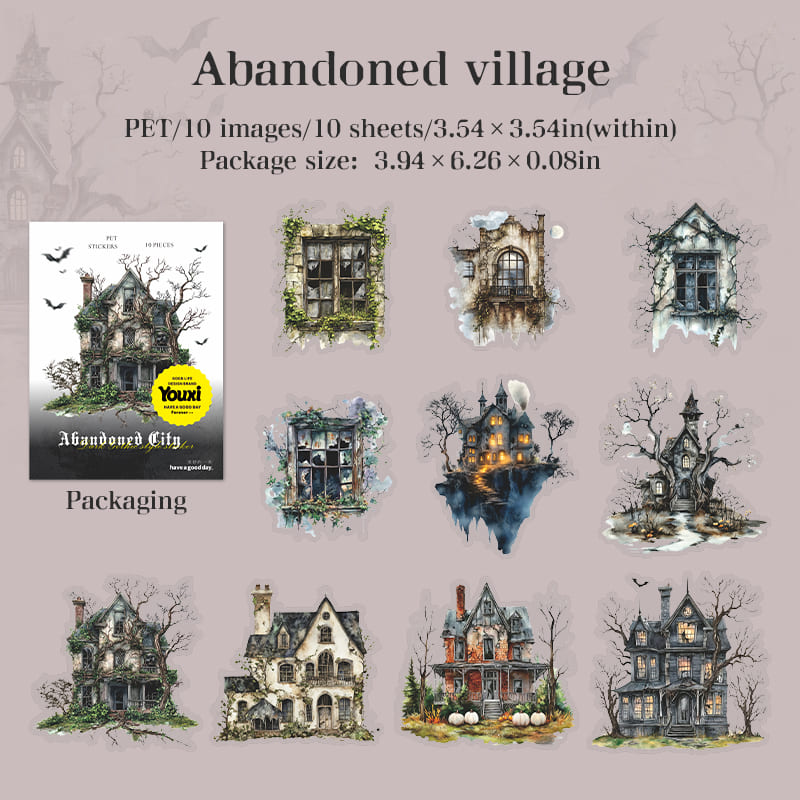 Abandoned City Sticker Pack
