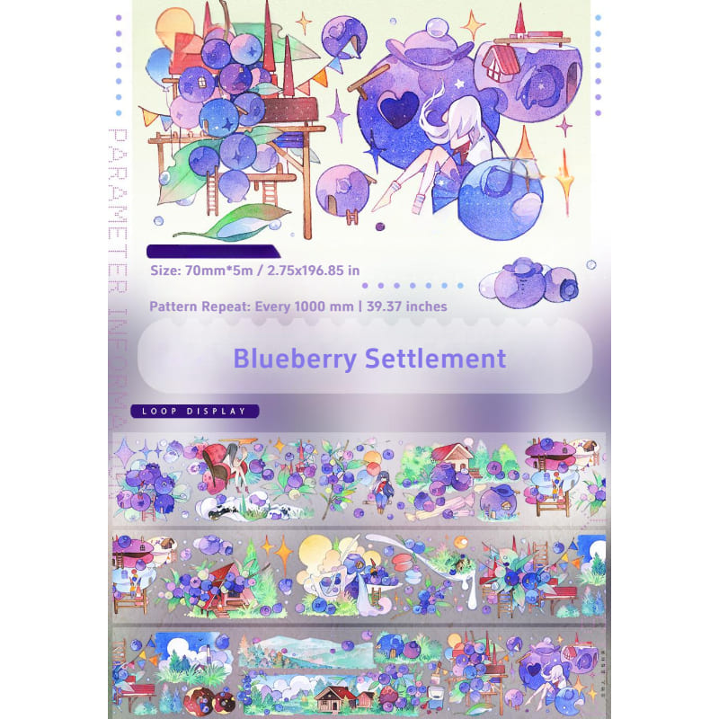 Fruit Town Series Extra Long Loop Tape