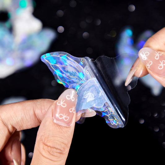 Quartz Butterfly Themed Sticker